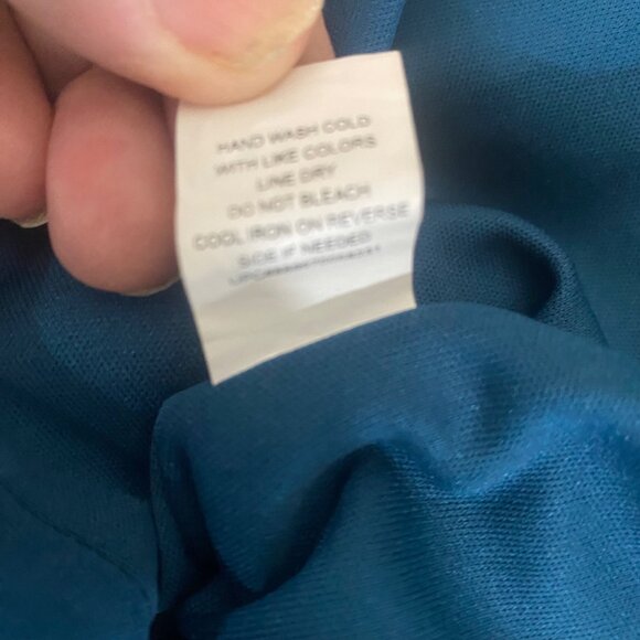 Blue Velvet Strappy Midi Dress By Dear Moon Size 7 Party Cocktail Holiday - Picture 8 of 15